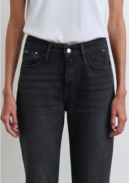 Jane Classic Denim Koyu Gri Smoke Jean Pantolon 1010917-90505