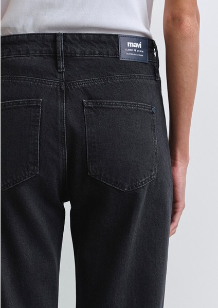 Jane Classic Denim Koyu Gri Smoke Jean Pantolon 1010917-90505