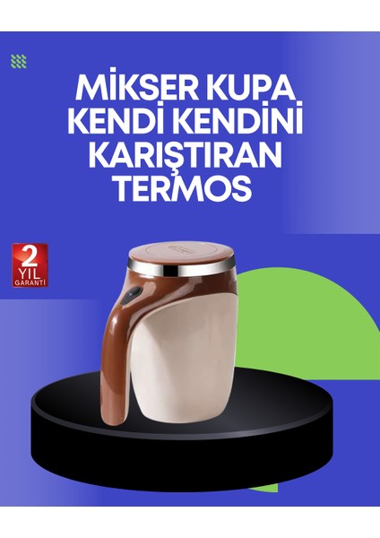 Nrzsnt USB Şarjlı Elektrikli Karıştırıcı Kupa – Sıcak & Soğuk Içecekler Için