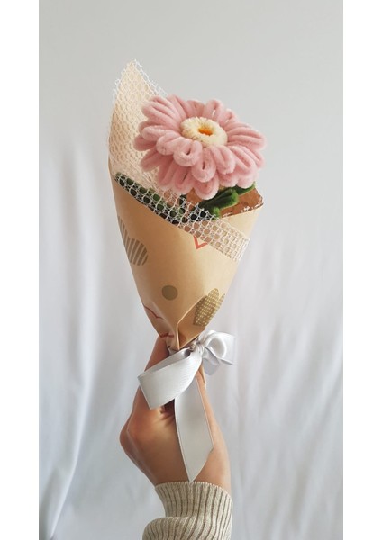 El Yapımı Gerbera Şönil Çiçek Buket – Dekoratif, Solmayan, Hediye Için Ideal fırsatları