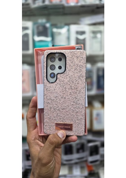 Samsung Galaxy S24 Ultra Uyumlu Parlak Simli Taşlı Premium Kalite Kadın Telefon Kılıfı Kapak fiyatları