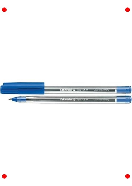 Kapaklı Ince Uçlu Mavi Tükenmez Kalem