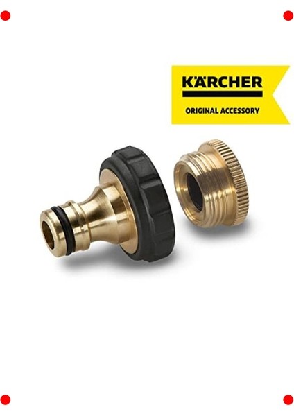 Pirinç Musluk Bağlantı Adaptörü (1/2'' & 3/4'') modelleri