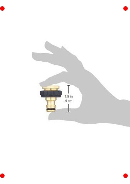 Pirinç Musluk Bağlantı Adaptörü (1/2'' & 3/4'') fırsatları