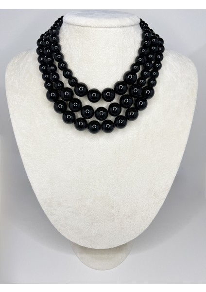 Çoklu Siyah Inci Kolye modelleri
