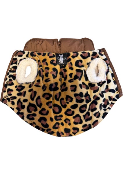 NOVABLAF Bronzleopar Polar Astarlı Su Geçirmez Köpek Montu fiyatları