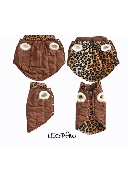 NOVABLAF Bronzleopar Polar Astarlı Su Geçirmez Köpek Montu fırsatları