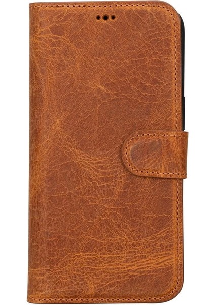 Apple iPhone 15 Pro Max Uyumlu Deri Cüzdanlı Kılıf Mwwn G19 Taba fırsatları