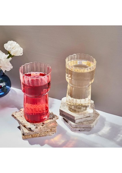 15886 Stripe 2'li Bardak - Şeffaf - 400 ml fiyatları