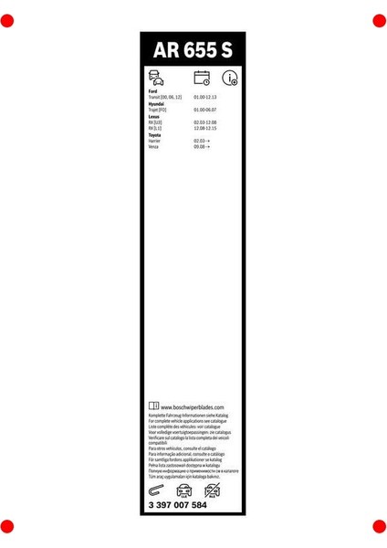 Arka Silecek 350 mm (Fabia I 2005-2008 Uyumlu) fırsatları