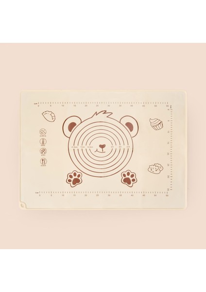 Silikon Hamur Matı - Renkli - 34X55 cm