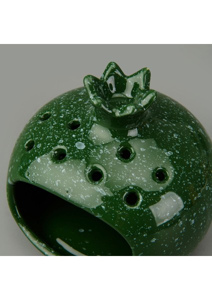 Deco Melograno Buhurdanlık - Yeşil - 10 cm modelleri