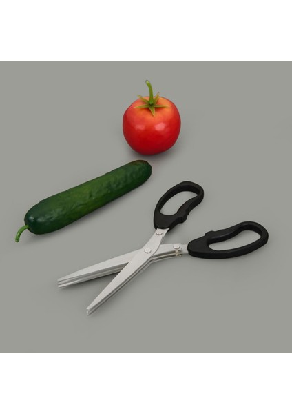 Mutfak Makası - Siyah / Gri - 19 cm modelleri