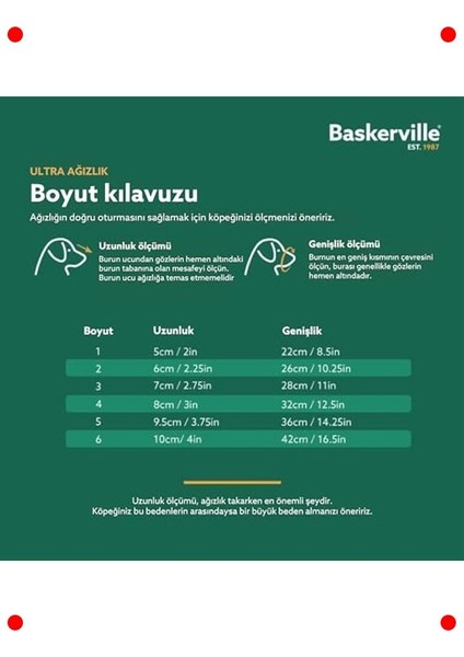 Konforlu ve Güvenli Köpek Ağızlığı - Boyut 5 fırsatları
