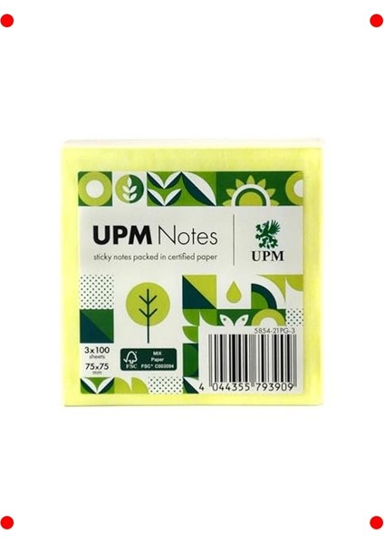 3'lü Neon Karışık Not Kağıdı Seti - 75X75 mm fiyatları