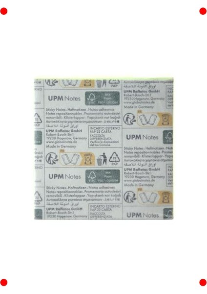 3'lü Neon Karışık Not Kağıdı Seti - 75X75 mm modelleri