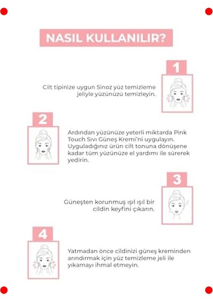 SPF50 Ton Eşitleyici Pembe Nemlendirici Yüz Güneş Kremi modelleri