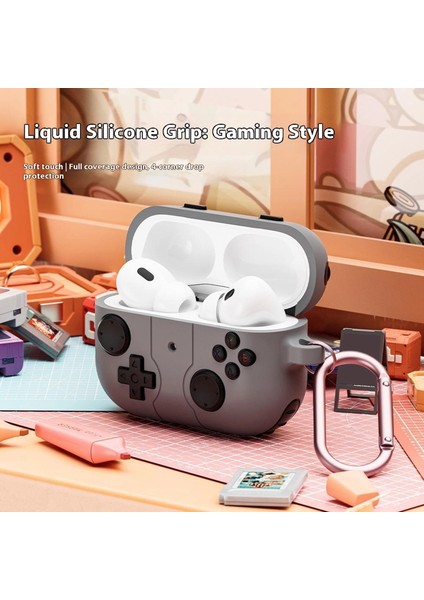 Apple Airpods Pro 3 Kılıf Retro Gamepad Siyah fırsatları