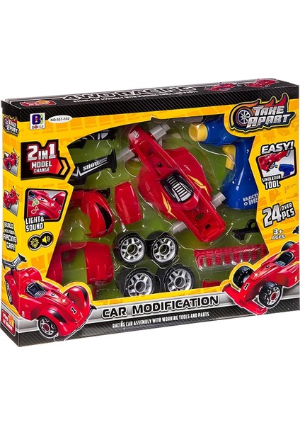 Matkaplı Formula F1 Araba Modifiye Seti Sesli Işıklı Sök Tak fiyatları