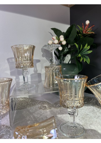 6 Adet Poland Small Bal Rengi Kahve Yanı Su Bardağı modelleri