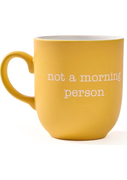 Not A Morning Person Kupa - Sarı - 400 ml fiyatları
