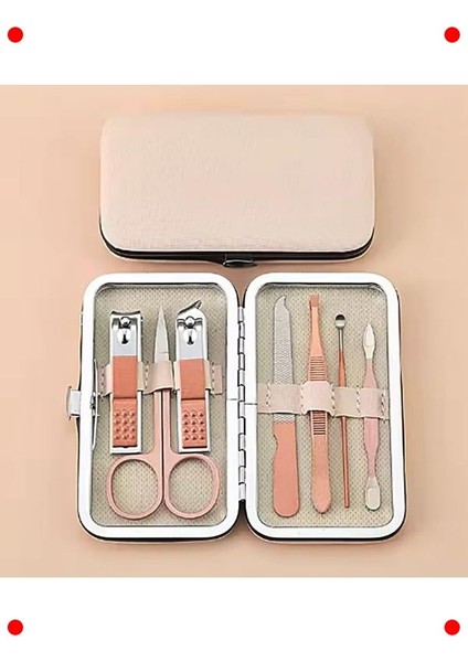 Profesyonel 7 Parça Rose Gold Manikür Pedikür Seti