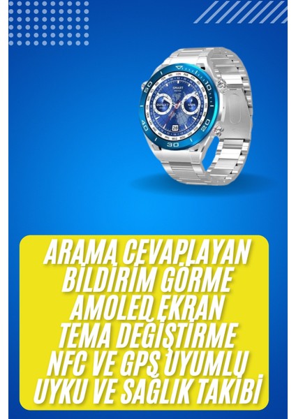 2025 Model Yuvarlak Ekran Android ve Ios Uyumlu Gps Takibi Yapabilen Akıllı Saat fiyatları