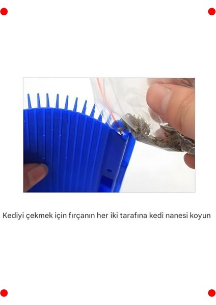 Kedi Köşe Masaj Tarağı - Kedi Nanesi Hazneli fırsatları