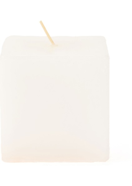 Küp Mum - Beyaz - 7 cm modelleri