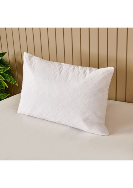 Soft Nando Basic Yastık Alezi - Beyaz - 50X70 cm