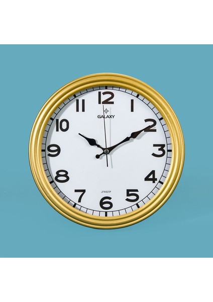 200-A Duvar Saati - Sarı - 30 cm fiyatları