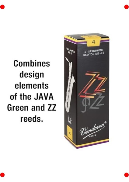 Bariton Saksafon Zz Kamış, Güç 4, 5'li Paket (SR444) fiyatları