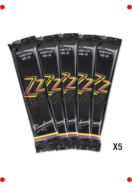 Bariton Saksafon Zz Kamış, Güç 4, 5'li Paket (SR444) fırsatları