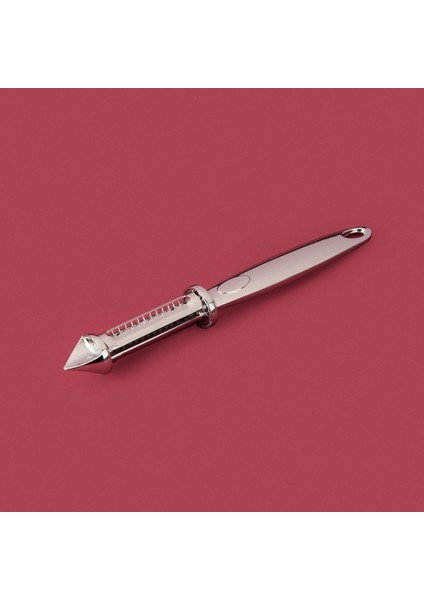 Çift Bıçaklı Yan Soyacak - Gümüş - 18 cm modelleri