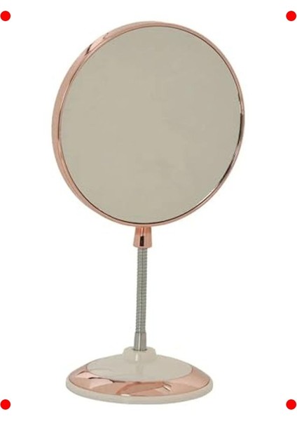 Büyüteçli Çift Taraflı Masaüstü Makyaj Tıraş Aynası