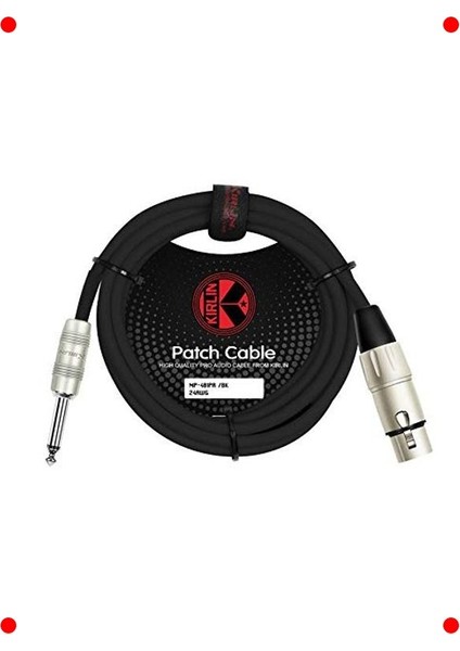 3 Metre Xlr - 1/4'' Mono Mikrofon Kablosu