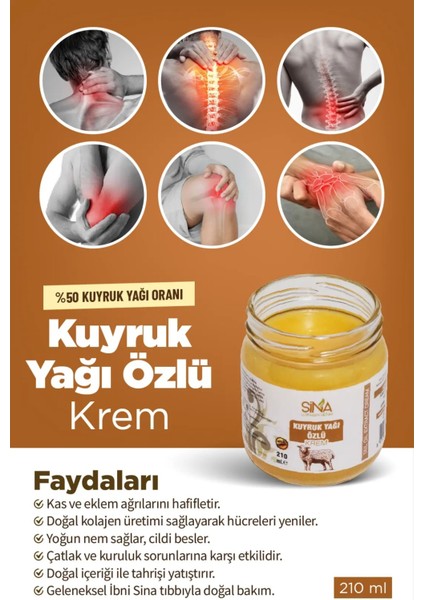 Sina Kuyruk Yağı Ağrı Kremi fiyatları