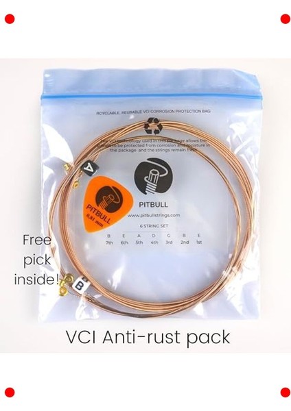 Kaplamalı Akustik Gitar Teli Seti Süper Hafif indirimleri