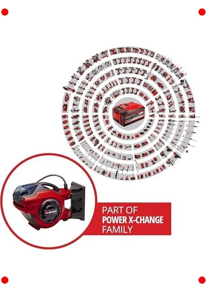 Akülü Otomatik Hortum Makarası - 180° Dönebilen
