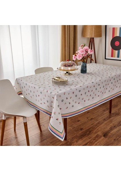 Soft Granny Summer Edin Masa Örtüsü - Ekru - 145X220 cm