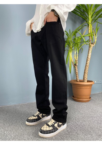 Siyah Jean - Kot Pantolon Fit Kesim