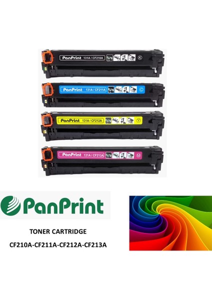 Hp Laserjet Pro 200 Color M251N Siyah-Mavi-Sarı-Kırmızı Takım Muadil Toner