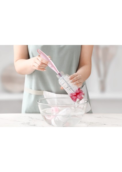 Süngerli Biberon Fırçası 776 Pembe fiyatları