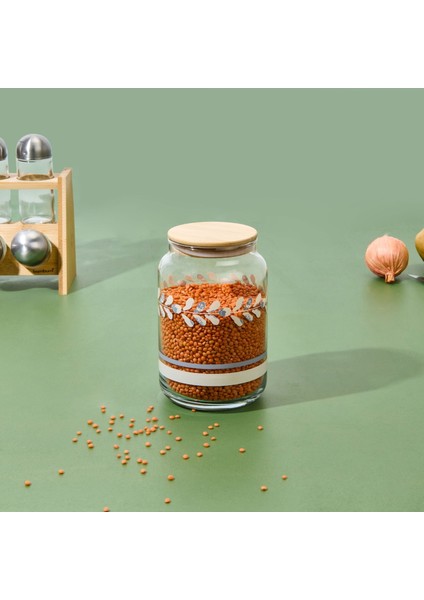 Kitchen Butas Kavanoz - Renkli - 970 ml