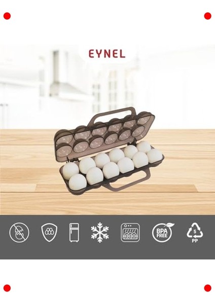 Saplı 12'li Şeffaf Yumurta Taşıma ve Saklama Kutusu fırsatları