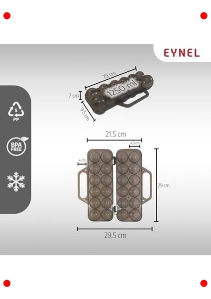 Saplı 12'li Şeffaf Yumurta Taşıma ve Saklama Kutusu indirimleri