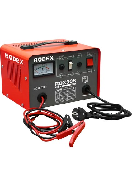 Rodex RDX508 - 12 ve 24 Volt Akü Şarj Cihazı 30-350 Amper