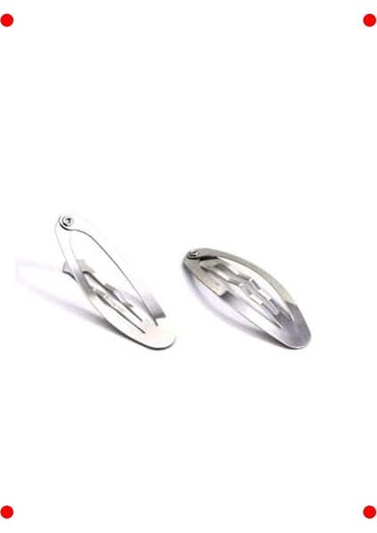 100 Adet Gümüş Renk 5 cm Metal Çıtçıt Toka modelleri