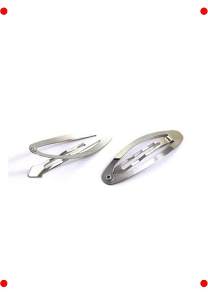 100 Adet Gümüş Renk 5 cm Metal Çıtçıt Toka indirimleri