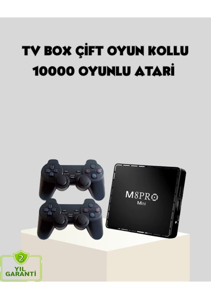 Nrzsnt M8PRO Mini 2 10K Android Tv Box – Oyun Konsolu ve Akıllı Medya Merkezi